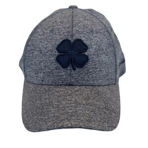 Black Clover | S/M | Live Lucky navy heather hat with embroidered clover